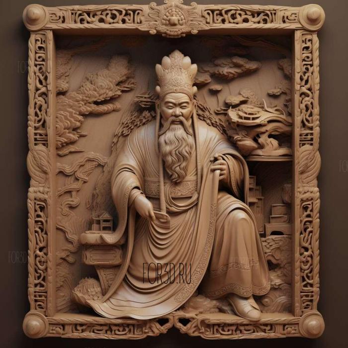 hu tao 3d model 3 stl model for CNC